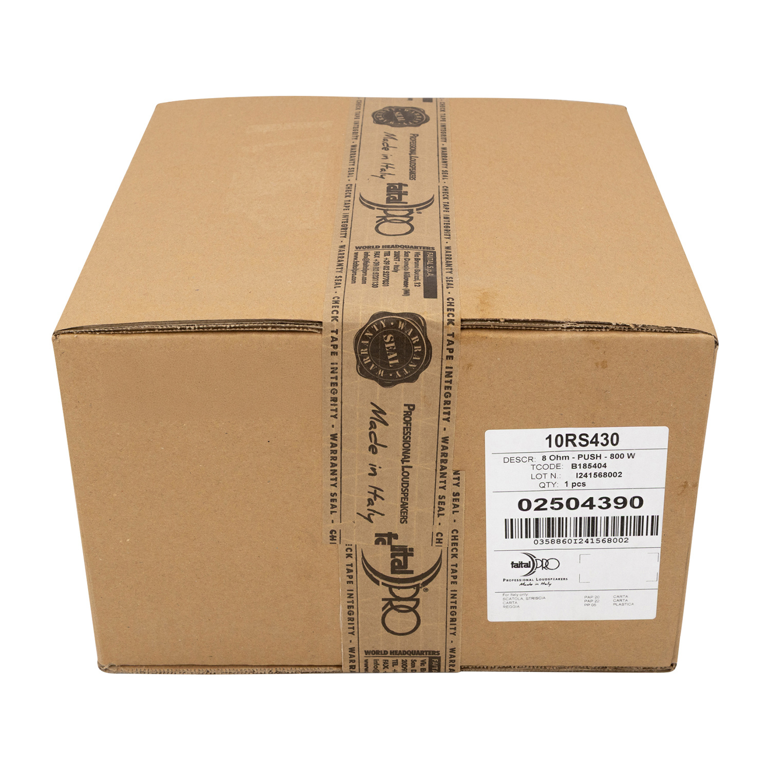 10RS430-8P 10" Tieftöner 8 Ohm