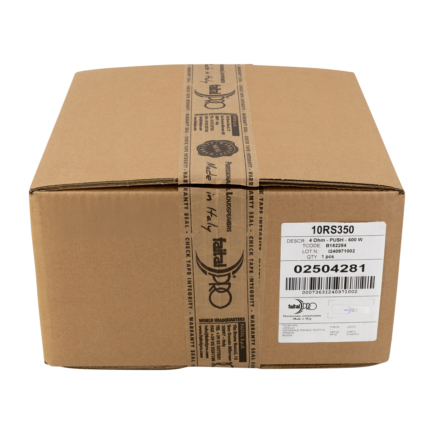 10RS350-4P 10" Tieftöner 4 Ohm