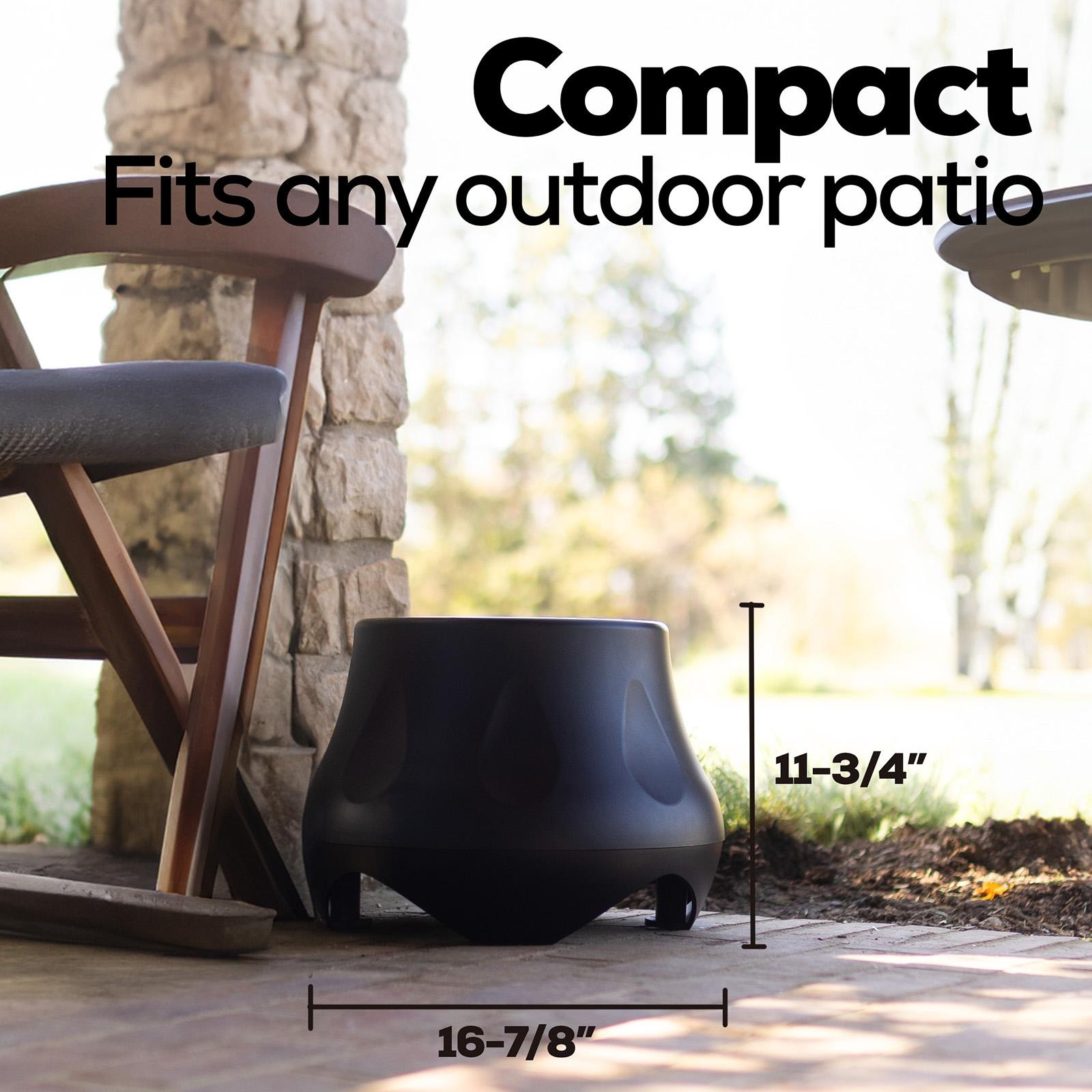 Powered Outdoor Wireless 160 Watt Bluetooth Subwoofer with Amplified Stereo Outputs