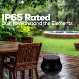 Powered Outdoor Wireless 160 Watt Bluetooth Subwoofer with Amplified Stereo Outputs