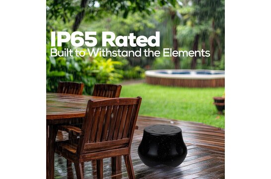 Powered Outdoor Wireless 160 Watt Bluetooth Subwoofer with Amplified Stereo Outputs