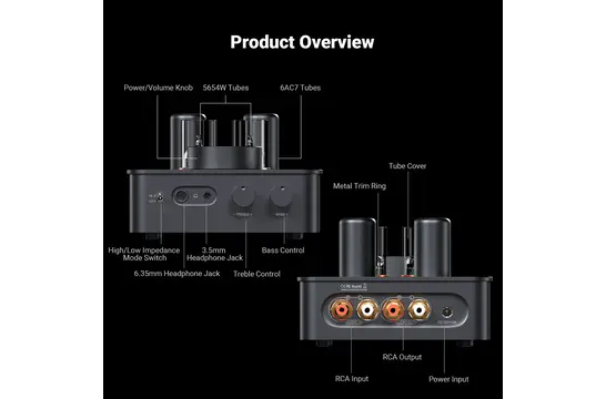 GR70 Tube Headphone Amplifier