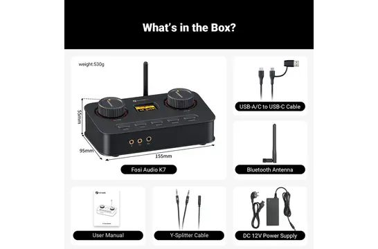 K7 Desktop DAC Headphone Amplifier