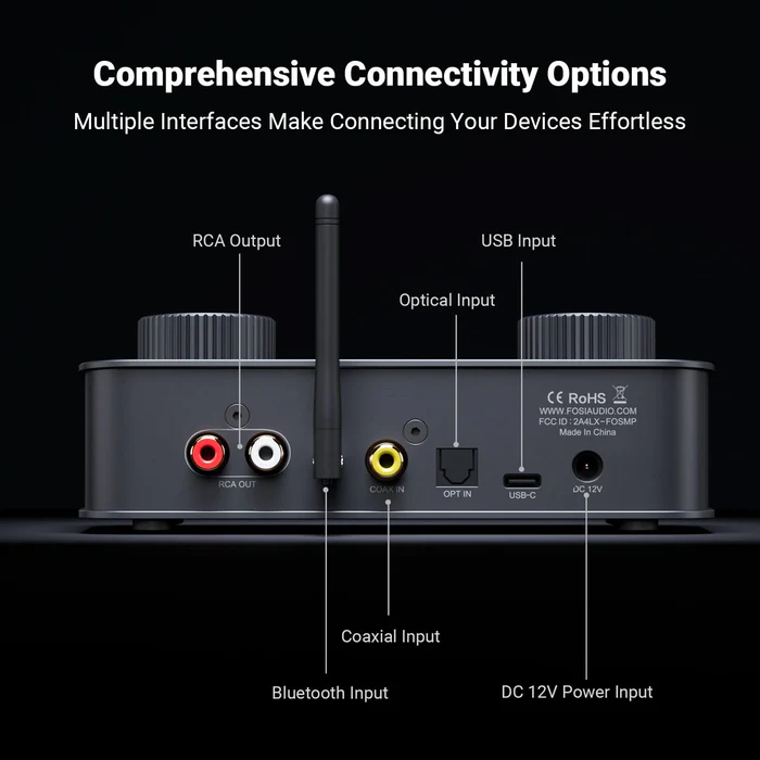 K7 Desktop DAC Headphone Amplifier