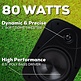 IO65XP Bluetooth 80 Watt Outdoor Installation Speakers Black