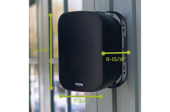 IO65XP Bluetooth 80 Watt Outdoor Installation Speakers Black