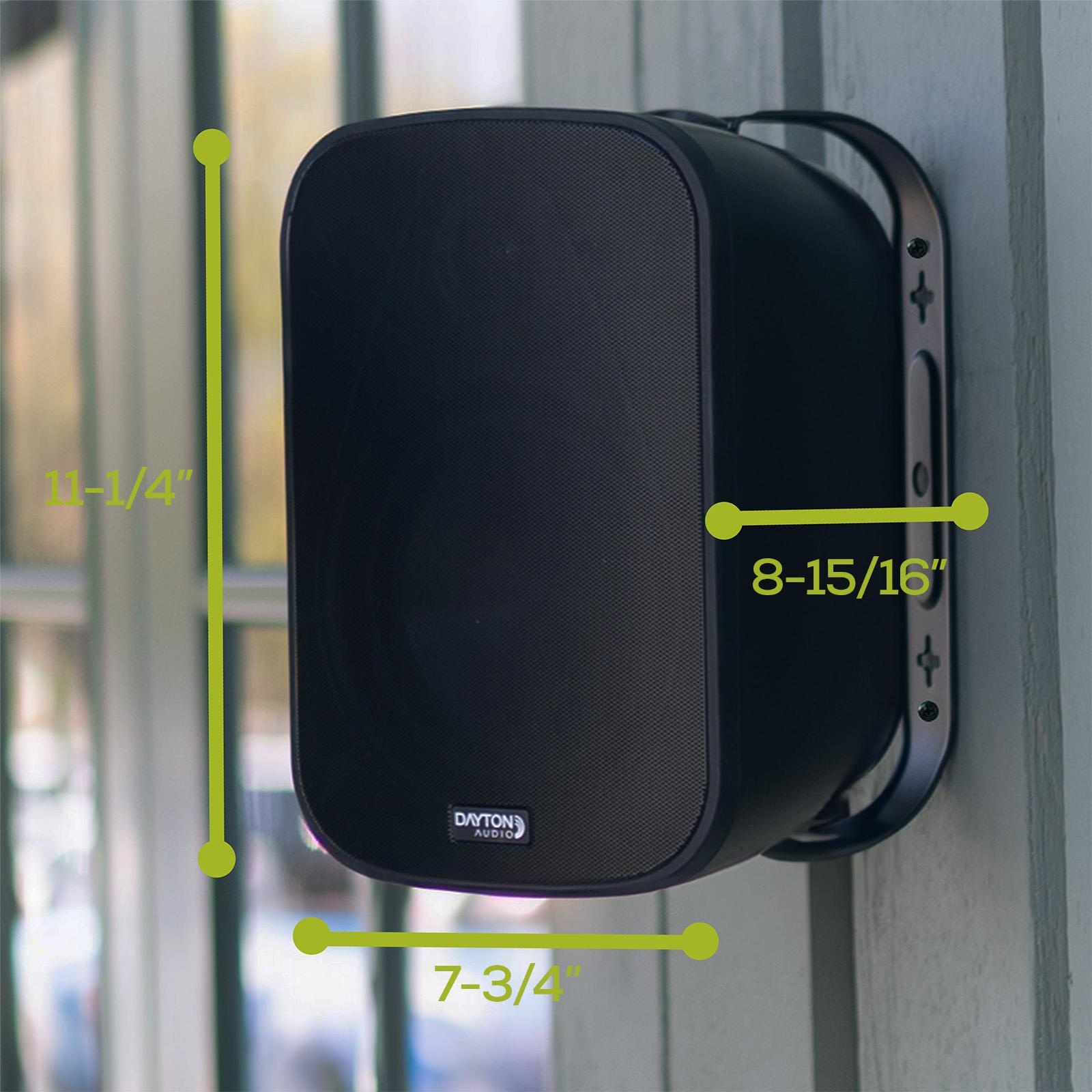 IO65XP Bluetooth 80 Watt Outdoor Installation Speakers Black