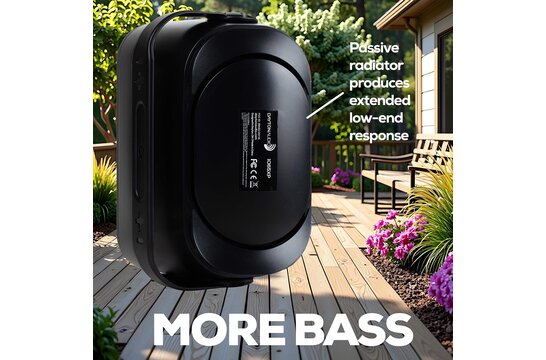 IO65XP Bluetooth 80 Watt Outdoor Installation Speakers Black