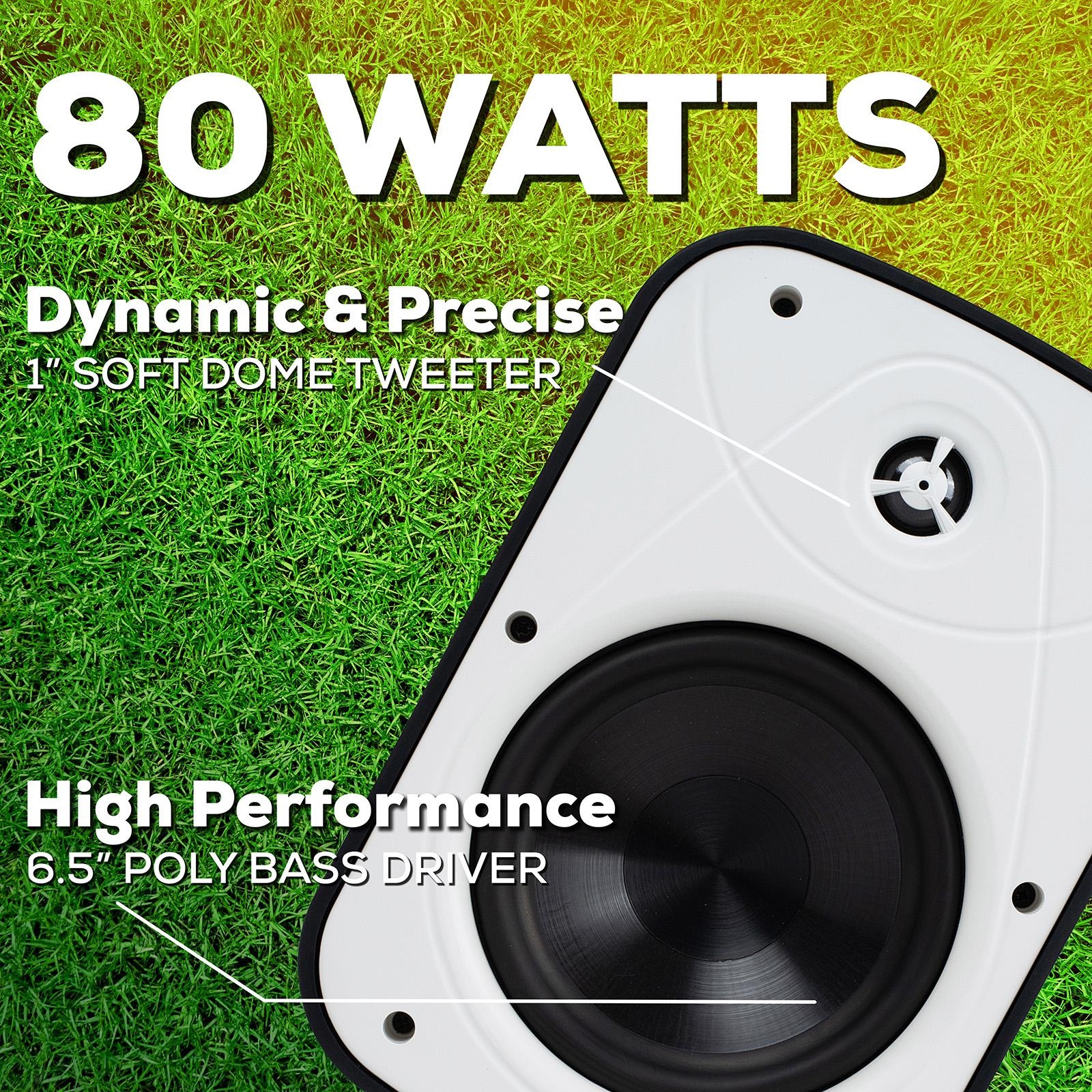 IO65XP Bluetooth 80 Watt Outdoor Installation Speakers White