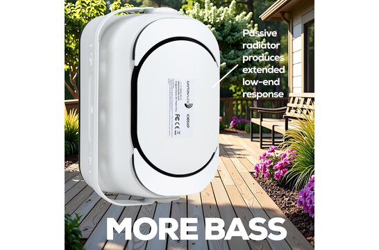IO65XP Bluetooth 80 Watt Outdoor Installation Speakers White