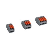Quick Lever Wire Nut Connectors Electrical Kit 2/3/4/5 Conductor Combination for 28-12AWG
