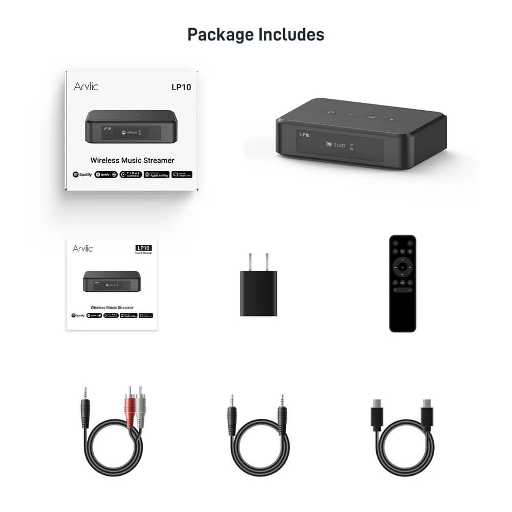 LP10 AirPlay and Google Cast Music Streamer