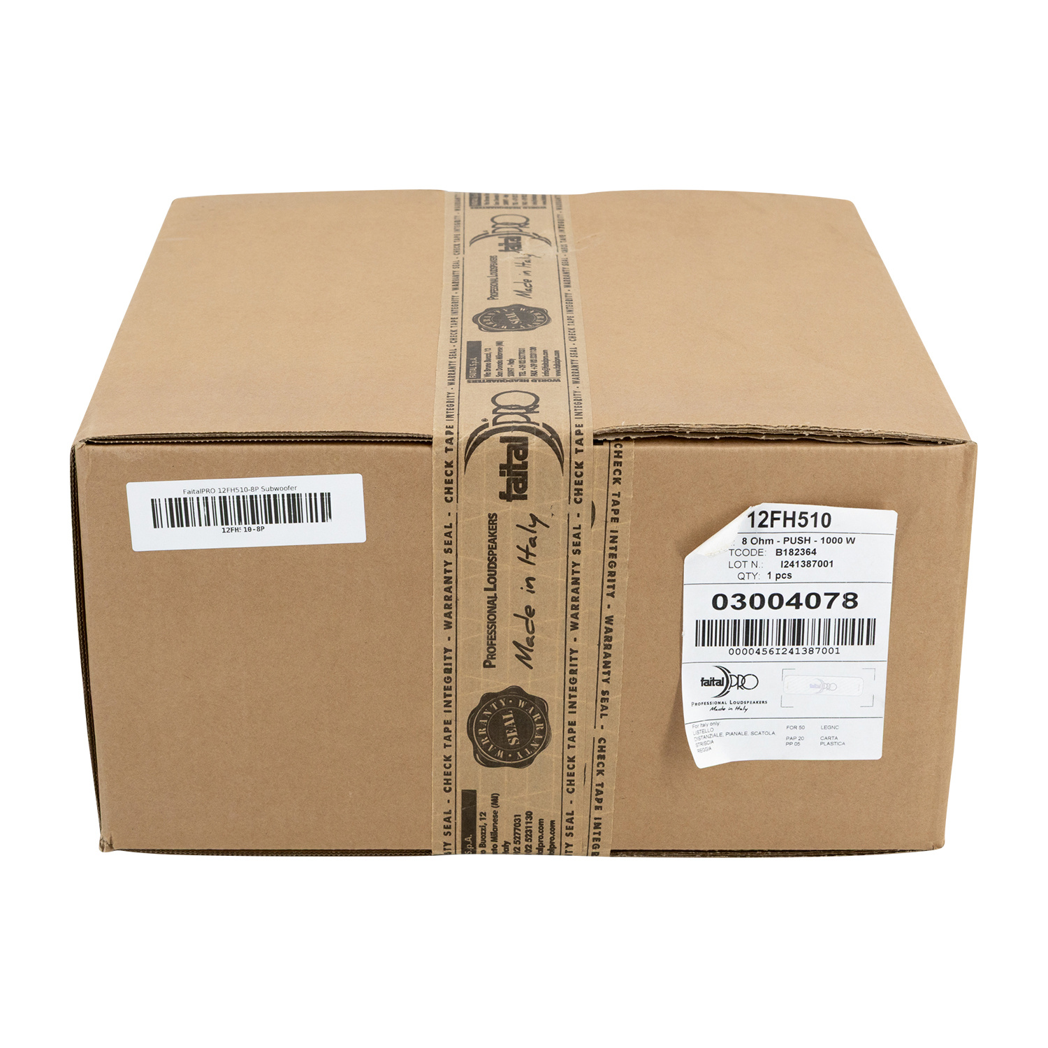 12FH510-8P 12" Subwoofer 8 Ohm