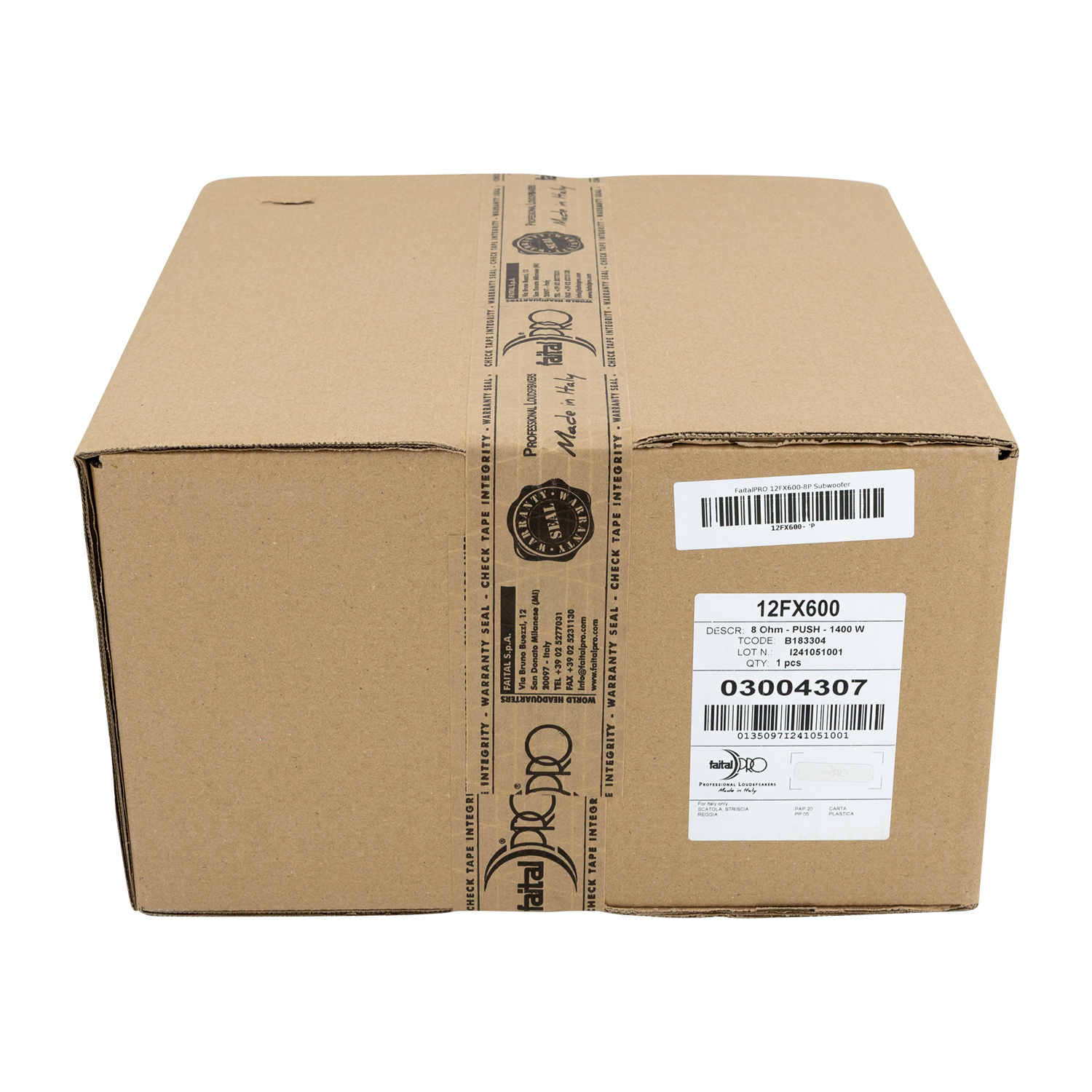 12FX600-8P 12" Tieftöner 8 Ohm