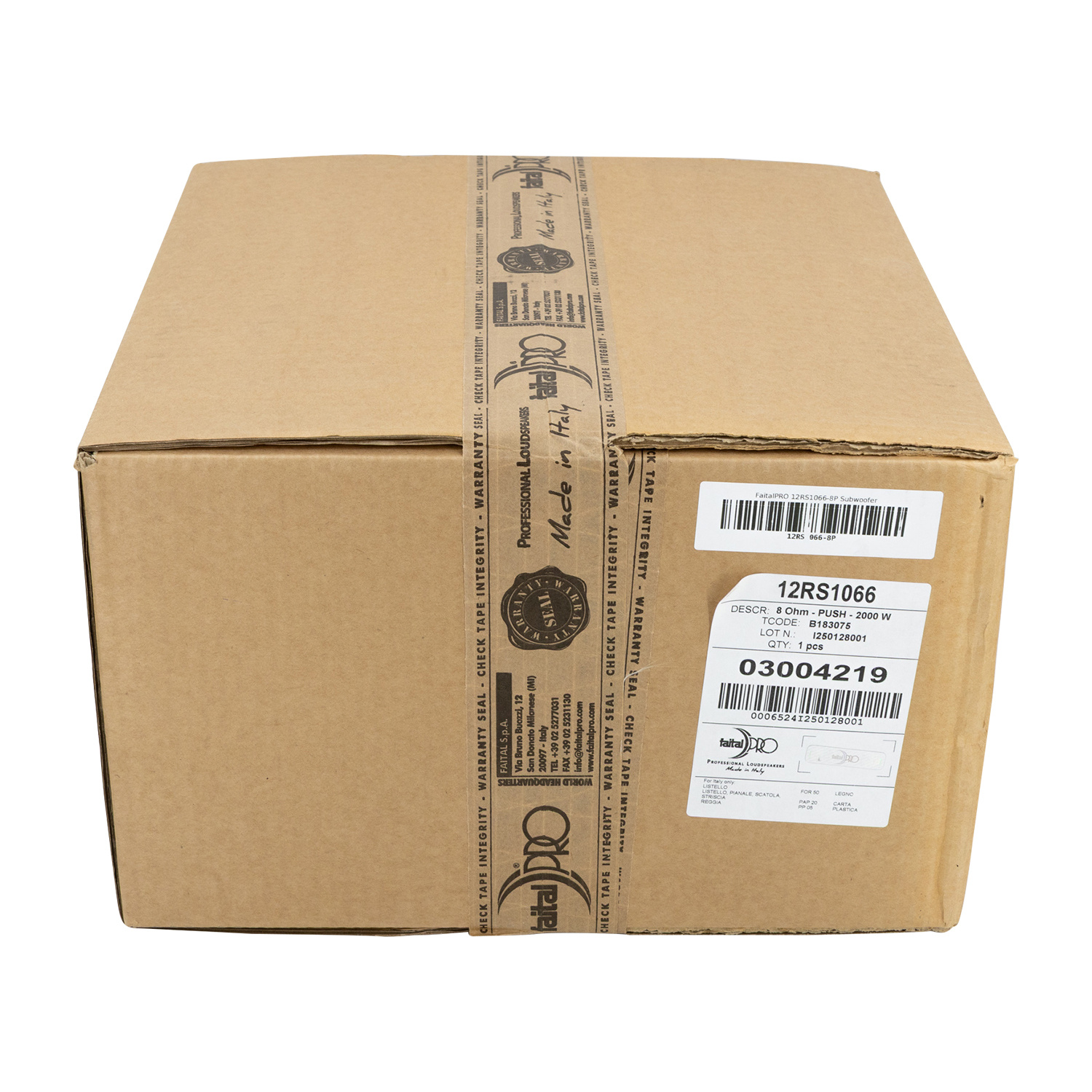 12RS1066-8P 12" Tieftöner 8 Ohm