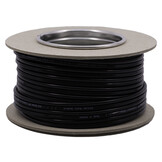 006-0051 Black Stranded  Silver Plated Cable PFTE Insulation 2,5 mm² OFC - 1 meter