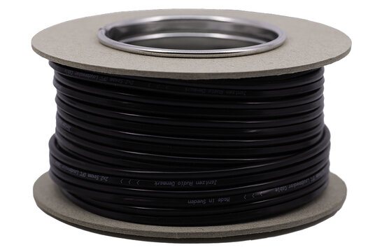 006-0051 Black Stranded  Silver Plated Cable PFTE Insulation 2,5 mm² OFC - 1 meter