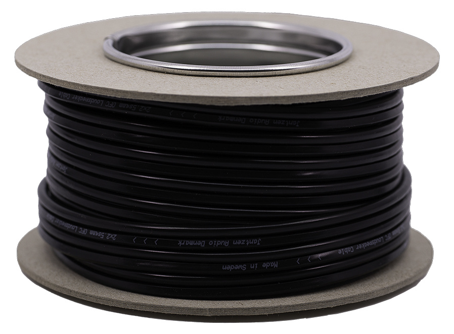 006-0051 Black Stranded  Silver Plated Cable PFTE Insulation 2,5 mm² OFC - 1 meter