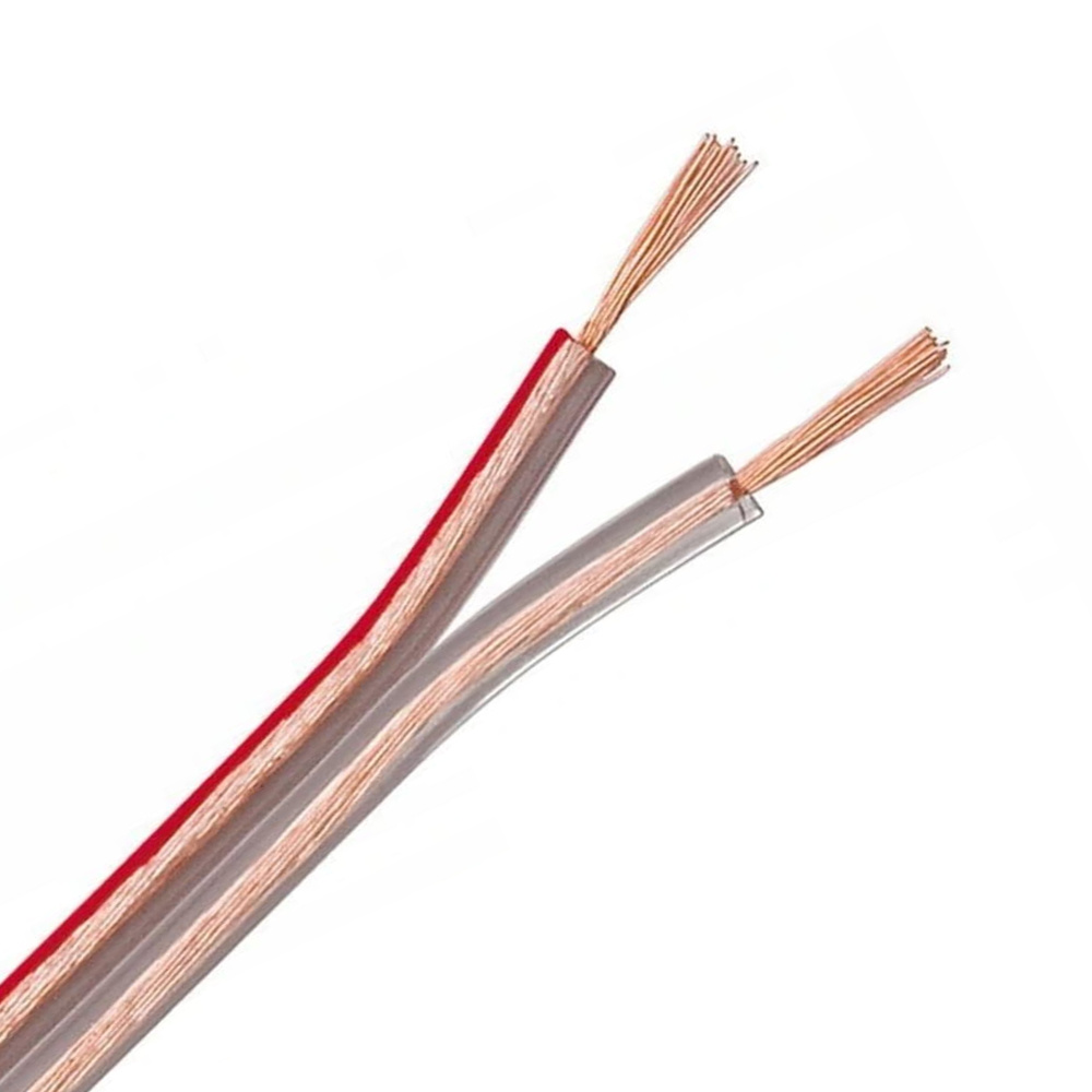 006-0110 Transparent Stranded Speaker Wire 2,5 mm² OFC - 1 meter