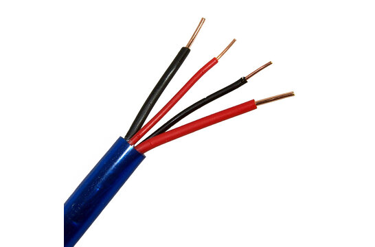006-0085 Black/Red Solid Core Cable 2 x 1,0mm2 + 2 x 0,5mm2