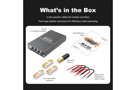 BerryBak BLV-D3 Amplifer w/ Bluetooth AA-AS32991