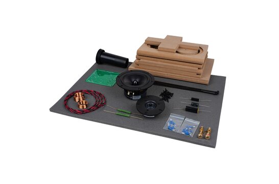 Shadzi T3S Compact 2-Way Bookshelf Speaker Kit with Knock-Down Enclosure