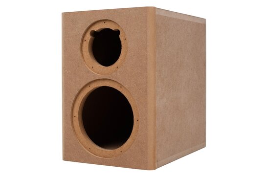 Shadzi T3S Compact 2-Way Bookshelf Speaker Kit with Knock-Down Enclosure