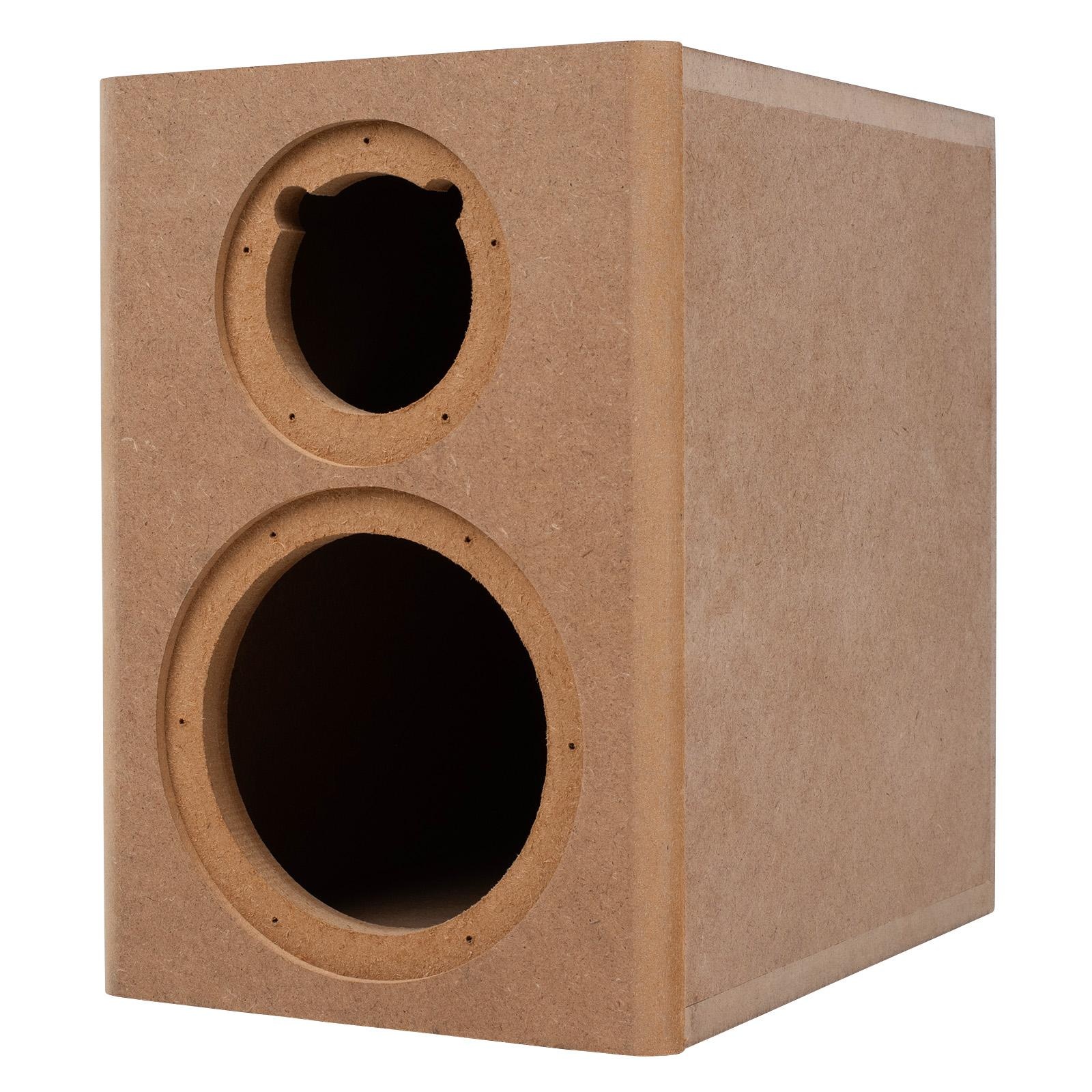 Shadzi T3S Compact 2-Way Bookshelf Speaker Kit with Knock-Down Enclosure