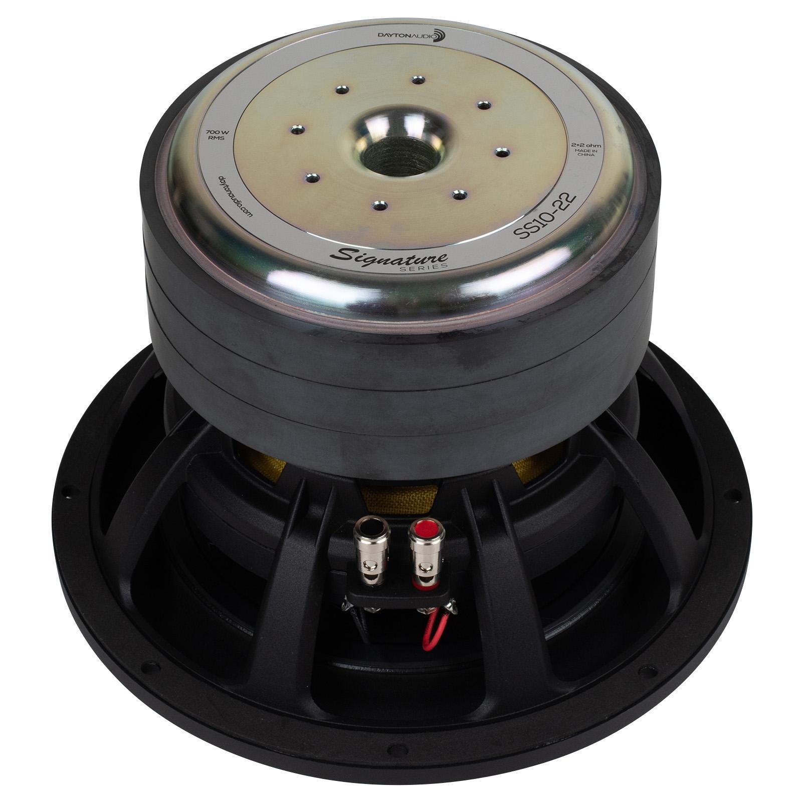 SS10-22 Signature Series 10" DVC Subwoofer 2 ohms Per Coil