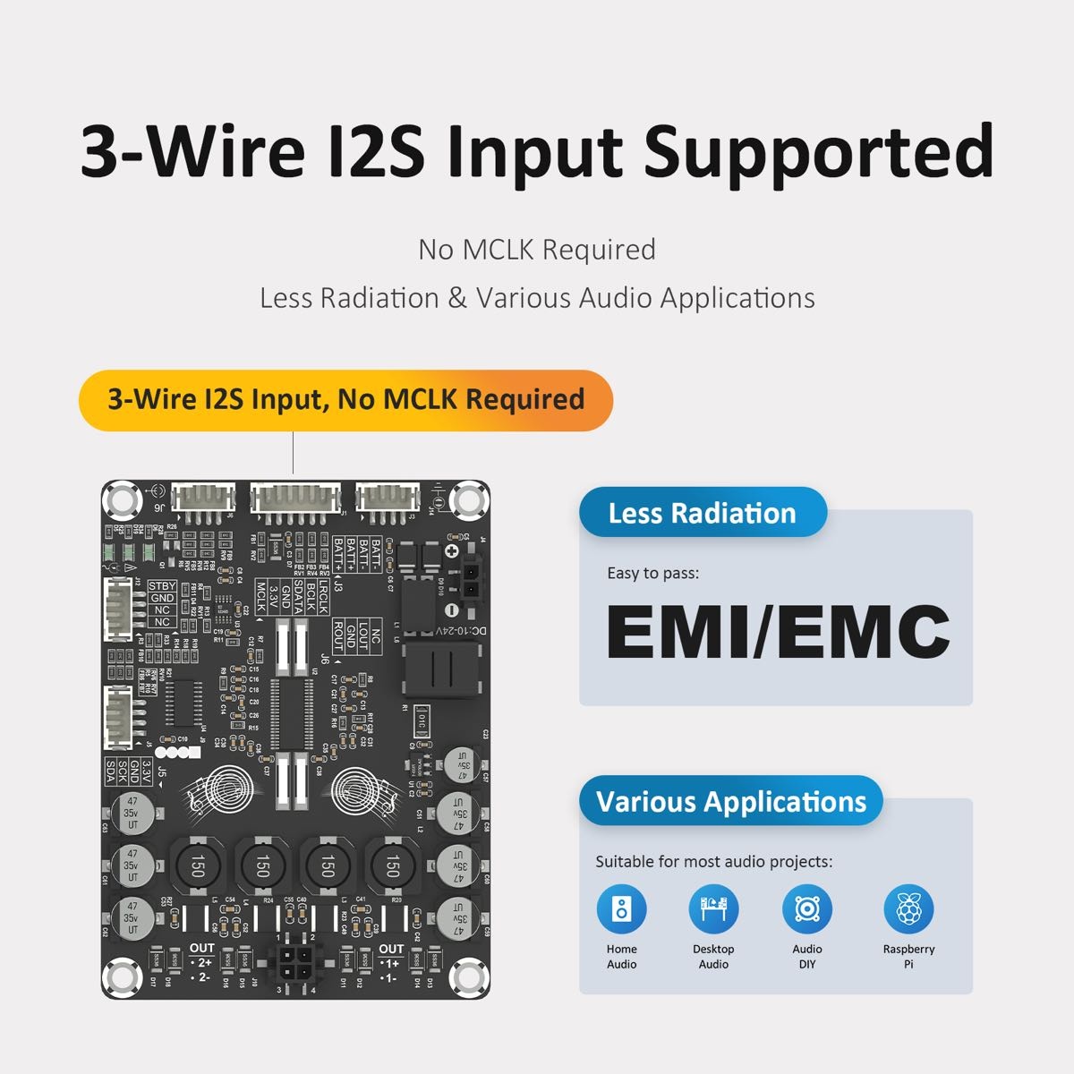 AA-AB32257 2 x 50 Watt Pure Digital Audio Verstärkermodul - DIPO2
