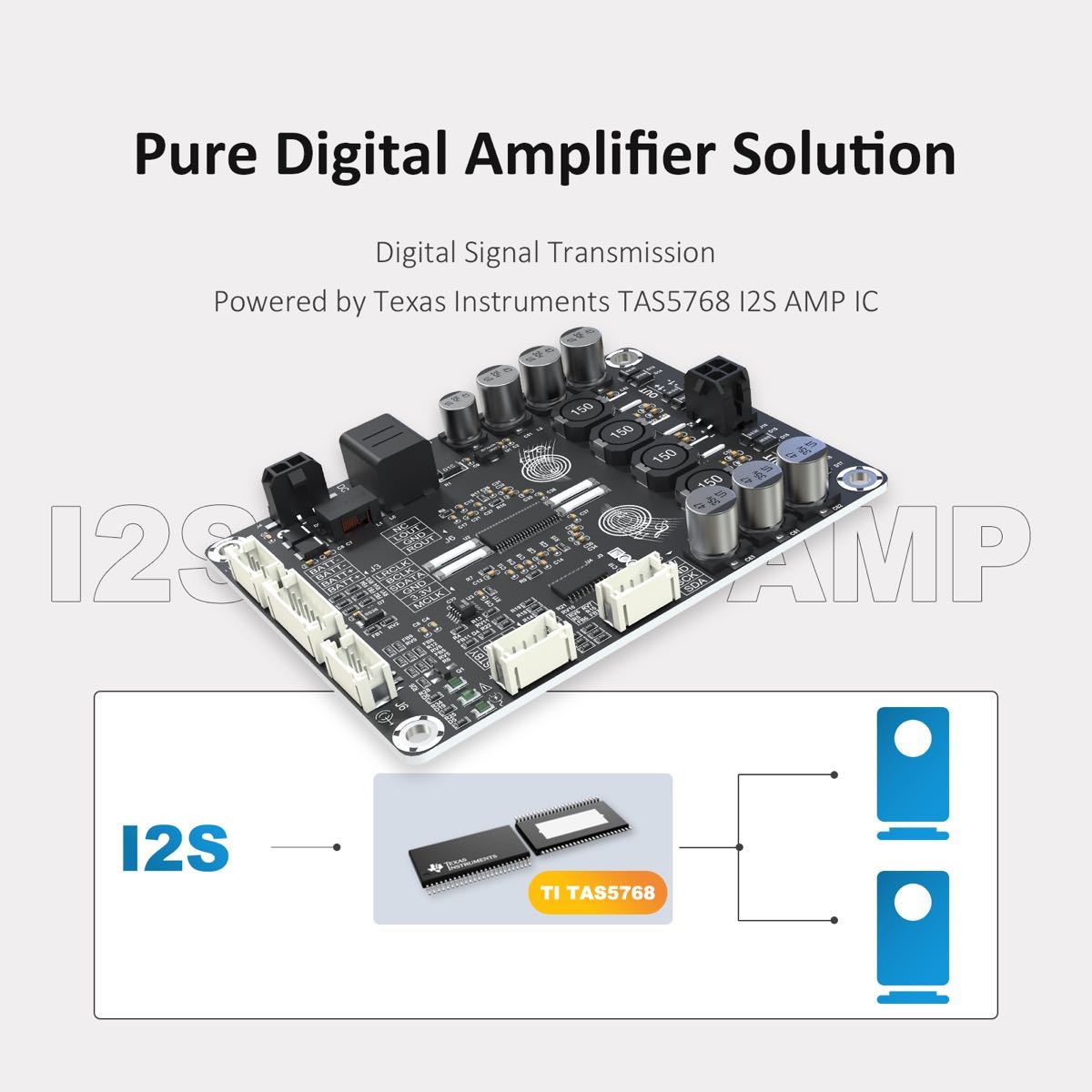 AA-AB32257 2 x 50 Watt Pure Digital Audio Verstärkermodul - DIPO2