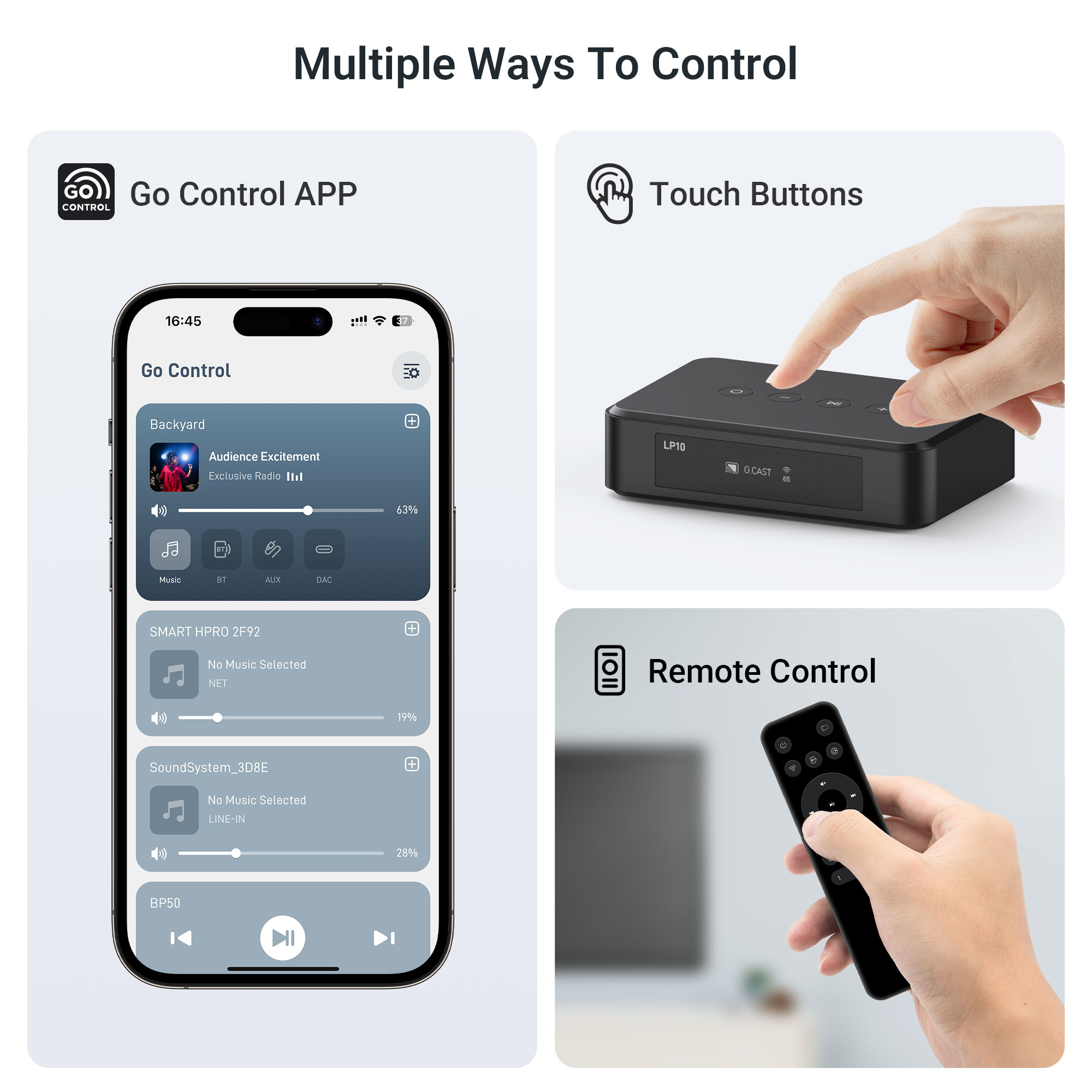 LP10 AirPlay and Google Cast Music Streamer