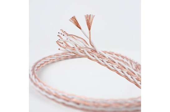 11 AWG OFC Audiophile-Grade 16 Core Interlaced Braded Speaker Wire per meter