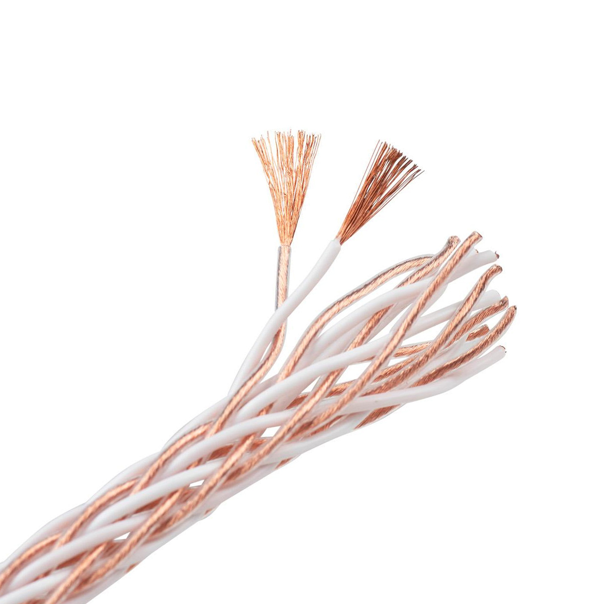 11 AWG OFC Audiophile-Grade 16 Core Interlaced Braded Speaker Wire per meter