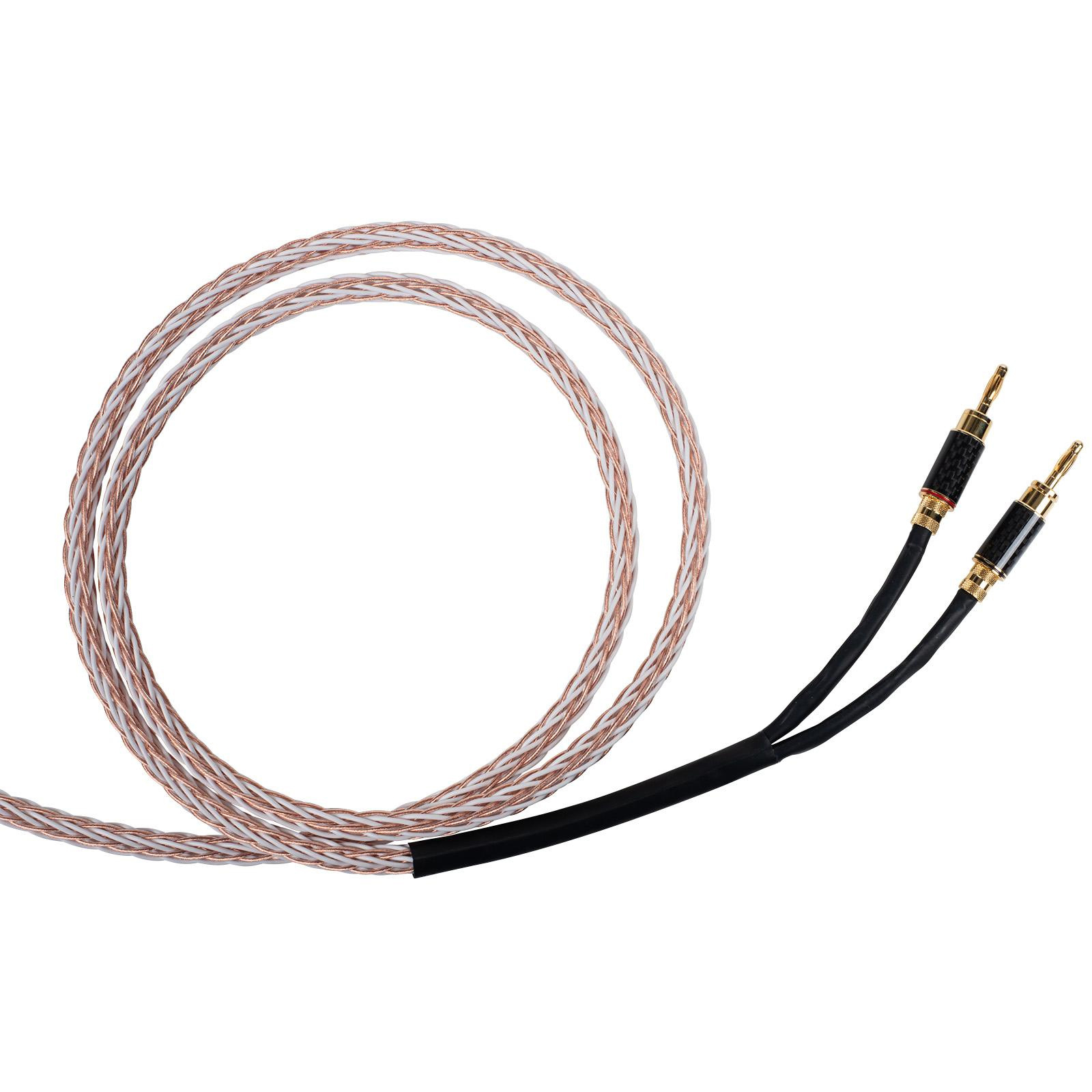 11 AWG OFC Audiophile-Grade 16 Core Interlaced Braded Speaker Wire per meter