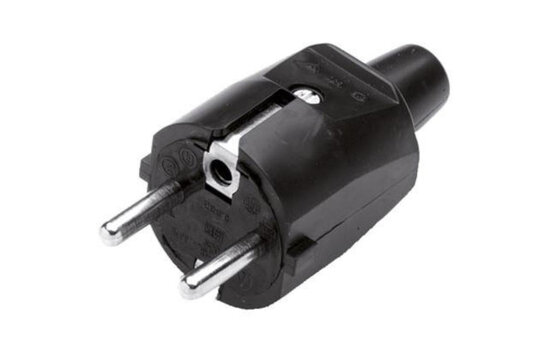Schuko Male Plug 230V/10A Screw Connection