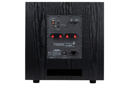 CS1200 12" 200W Actieve Subwoofer Zwart
