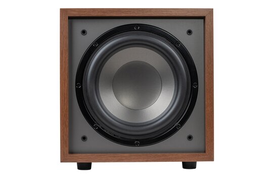 CS1000 10" 180W Powered Subwoofer Wood
