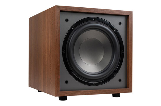 CS1000 10" 180W Aktiv Subwoofer Wood