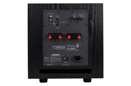 CS800 8" 150W Actieve Subwoofer Zwart