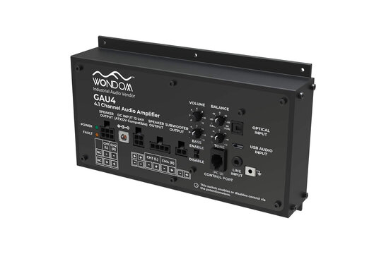 AA-AS43112 GAU4 4x50W + 1x100W 4.1 Gaming Versterker voor Racing Simulator