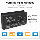 AA-AS43112 GAU4 4x50W + 1x100W 4.1 Gaming Versterker voor Racing Simulator