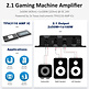 AS-AS43111 GAU1 2x50W + 1x100W 2.1 Audio Amplifier for Gaming/Arcade Machine Racing Simulator