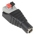 5.5 x 2.1mm DC Barrel Socket Female with Push Down Connectors