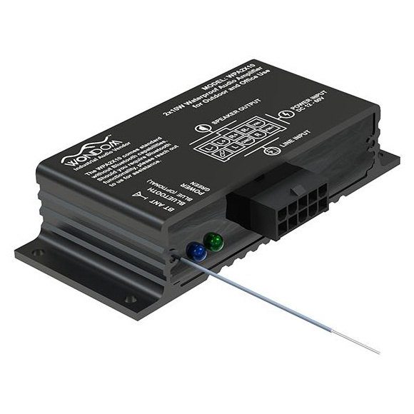 AA-AS32987 WPA2X10 2x10W Mini Waterproof Amplifier for Marine & Automotive