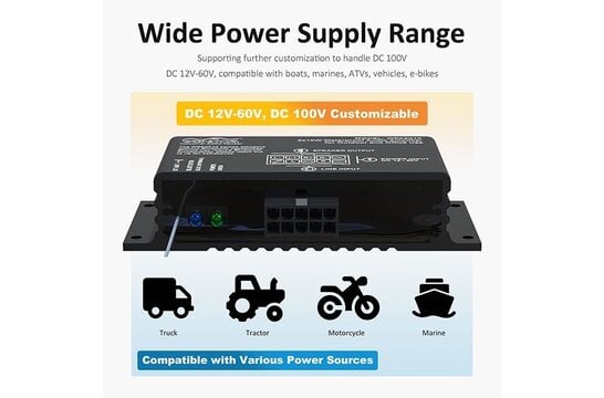 AA-AS32987 WPA2X10 2x10W Mini Waterproof Amplifier for Marine & Automotive