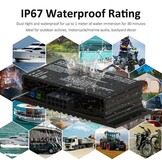 AA-AS32987 WPA2X10 2x10W Mini Waterproof Amplifier for Marine & Automotive