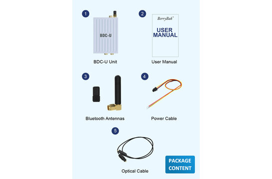AA-AB41165 BerryBak BDC-U Bluetooth 5.3 Receiver LDAC/USB Decoder