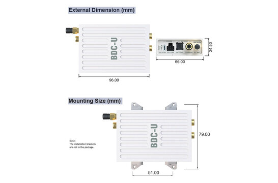 AA-AB41165 BerryBak BDC-U Bluetooth 5.3 Receiver LDAC/USB Decoder