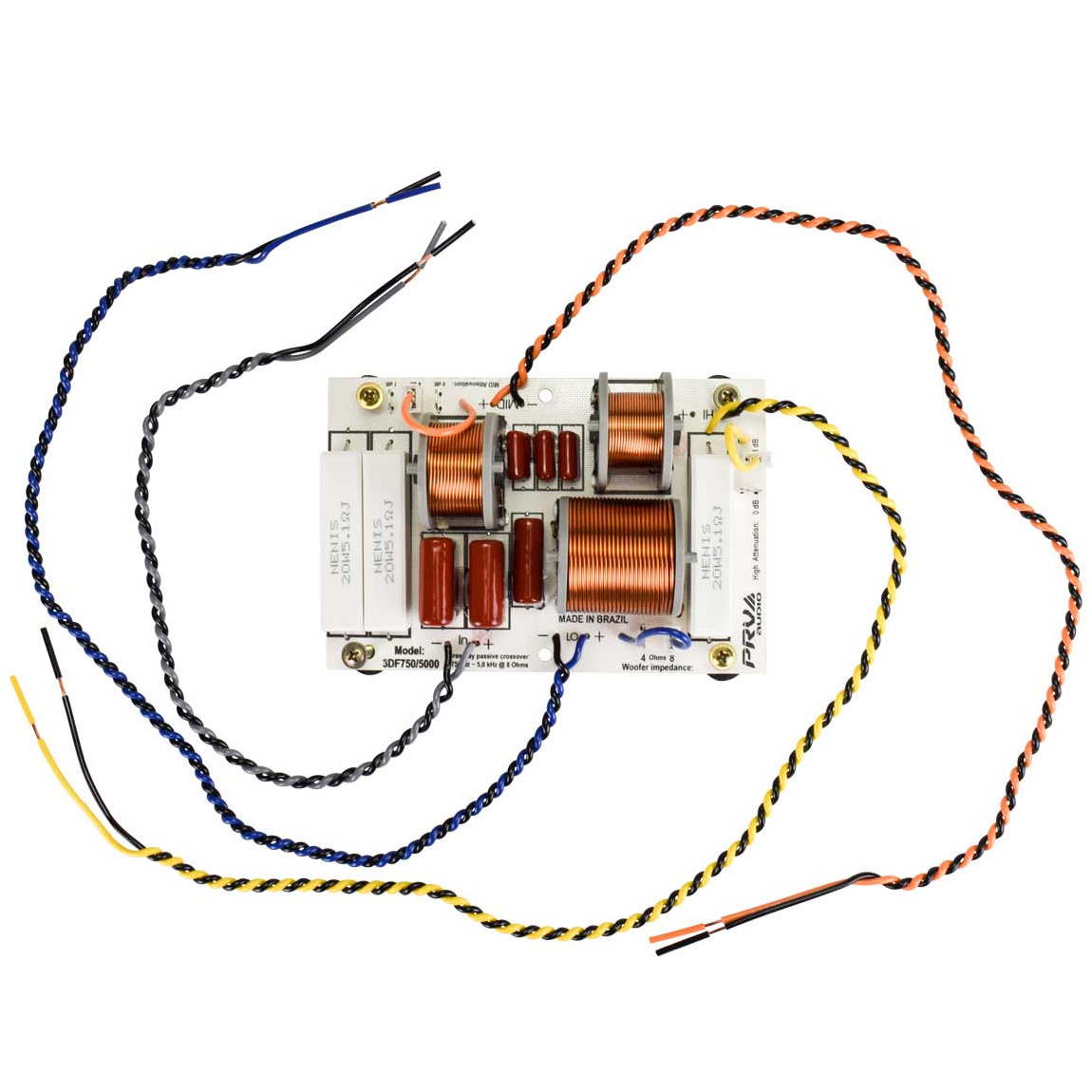 3DF750/5000 3-way Speaker Assembled Crossover 750/5000 Hz with Selectable Attenuation